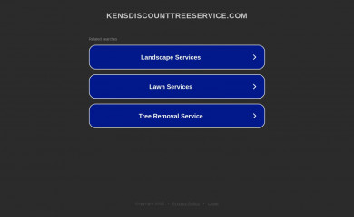 kensdiscounttreeservice.com screenshot