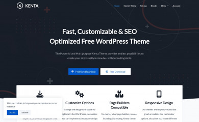 https://kentatheme.com screenshot