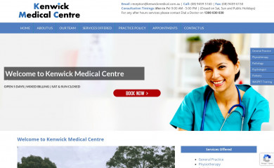 kenwickmedical.com.au screenshot