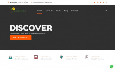 kenyagorillatrekking.com screenshot