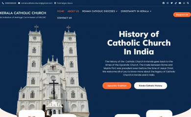 keralacatholicchurch.in screenshot