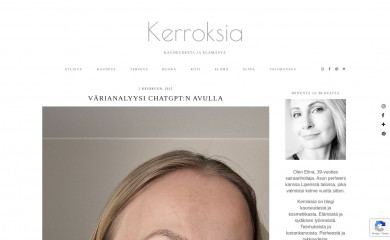 kerroksia.fi screenshot