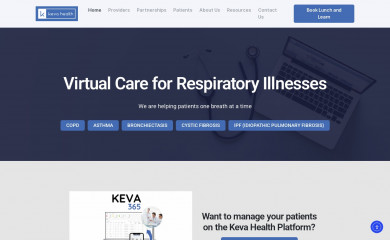 kevahealth.com screenshot