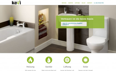 kevi-haustechnik.de screenshot