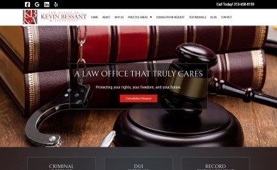 kevinbessantlaw.com screenshot