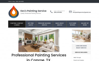 kevspaintingservice.com screenshot