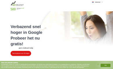 keyboost.nl screenshot