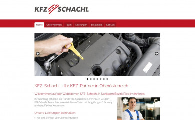 kfz-schachl.at screenshot
