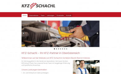 kfz-schachl.at screenshot