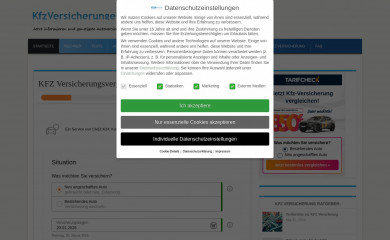 kfzversicherungen.org screenshot