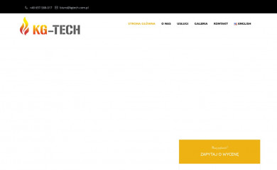 kgtech.com.pl screenshot