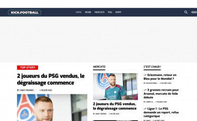 kickfootball.fr screenshot