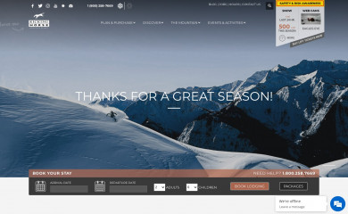 kickinghorseresort.com screenshot
