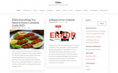 kibho.co.uk screenshot