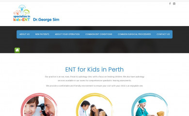 kids-ent.com.au screenshot