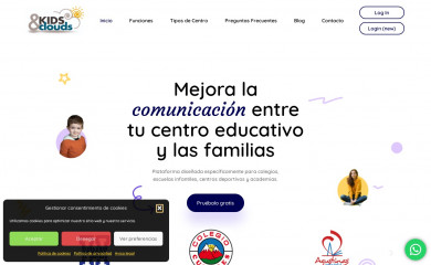 kidsnclouds.es screenshot