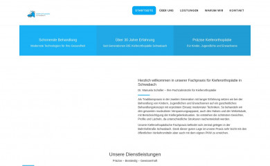 kieferorthopädie-schwabach.de screenshot