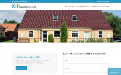 kihejendomme.dk screenshot