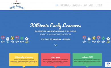 kilbirnieearlylearners.co.nz screenshot