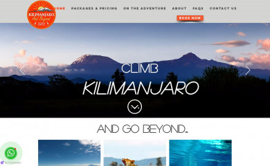 kilimanjaroandbeyond.com screenshot
