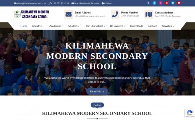 kilimahewamodern.sc.tz screenshot