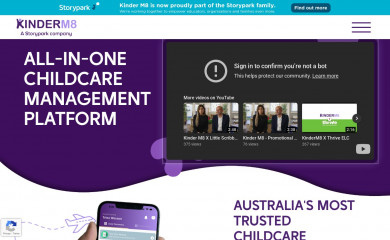 kinderm8.com.au screenshot