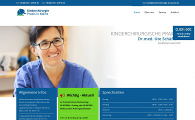 http://kinderchirurgie-in-mainz.de screenshot