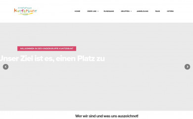 kindergruppekunterbunt.at screenshot