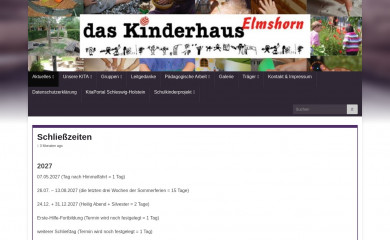 kinderhaus-elmshorn.de screenshot