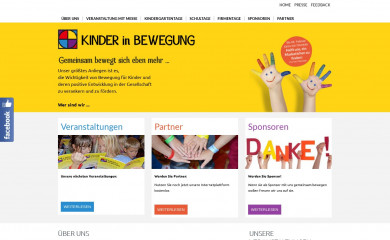 kinderinbewegung.at screenshot