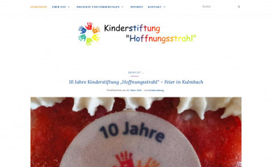 kinderstiftung-hoffnungsstrahl.de screenshot