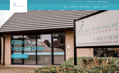 kinesist-ellenverschelde.be screenshot
