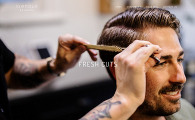kinfolkbarbers.com screenshot