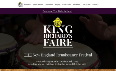 kingrichardsfaire.net screenshot