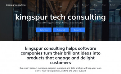 kingspur.com screenshot