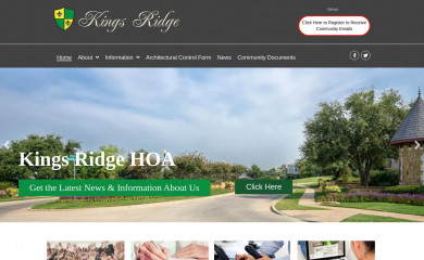 kingsridgehoa.net screenshot
