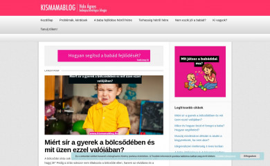 kismamablog.hu screenshot