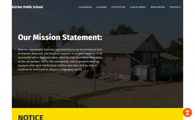 kircherschool.org screenshot