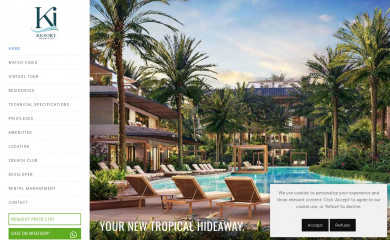 kiresort.mu screenshot