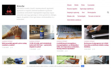 kirsche.hu screenshot