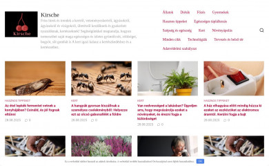 kirsche.hu screenshot