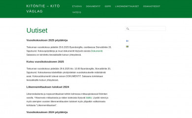 kitontie.fi screenshot