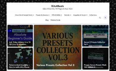 kits4beats.com screenshot