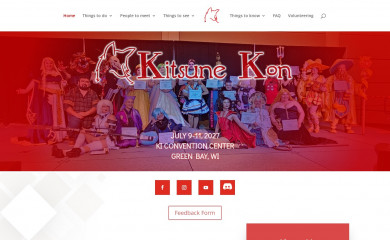 kitsunekon.com screenshot