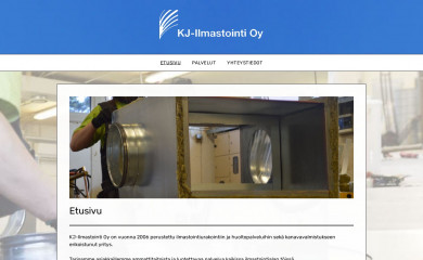 kj-ilmastointi.fi screenshot