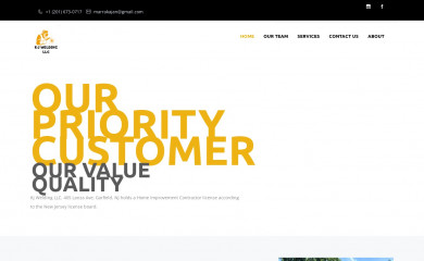 kjweldingnj.com screenshot