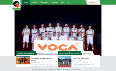 kk-grosuplje.si screenshot