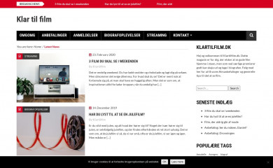 klartilfilm.dk screenshot