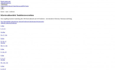 klavier-noten.com screenshot