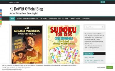 kldewitt.com screenshot